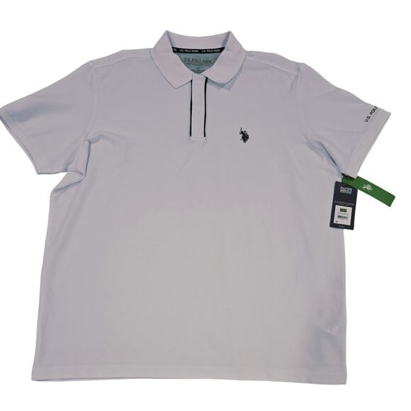NWT US Polo Assn Performance Pique Polo - Picture 1 of 5